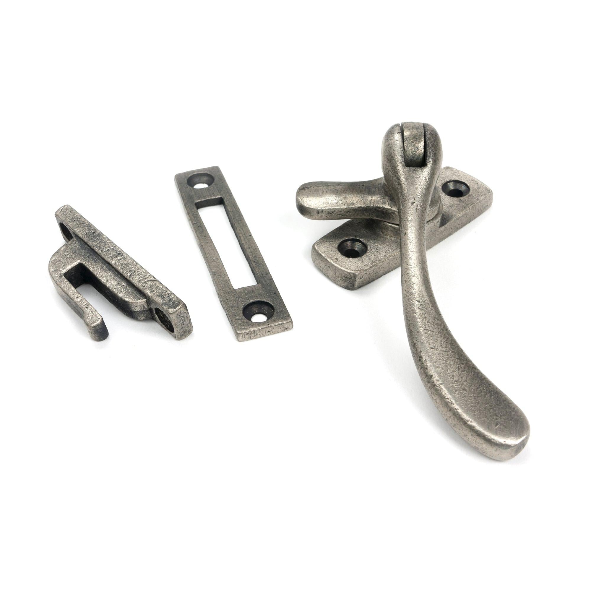 Antique Pewter Peardrop Fastener | From The Anvil - Fasteners - From The Anvil - Yester Home