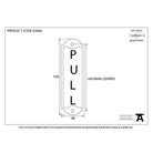 Antique Pewter Pull Sign | From The Anvil-Signs-Yester Home