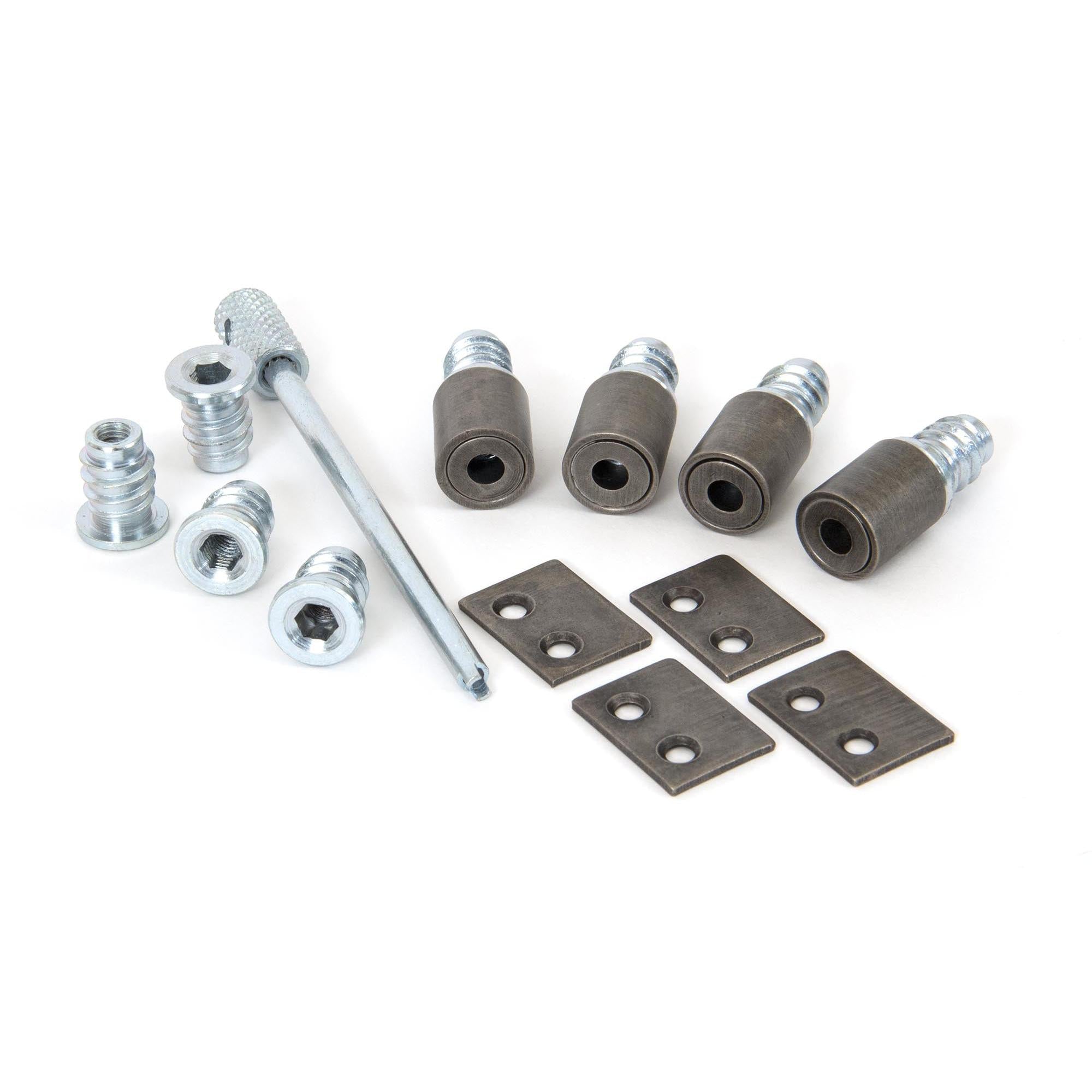 Antique Pewter Secure Stops (Pack of 4) | From The Anvil - Sash Stops - From The Anvil - Yester Home