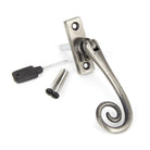 Antique Pewter Slim Monkeytail Espag - LH | From The Anvil-Espag. Fasteners-Yester Home