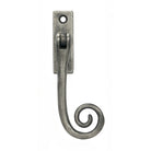 Antique Pewter Slim Monkeytail Espag - RH | From The Anvil - Espag. Fasteners - From The Anvil - Yester Home