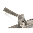 Antique Pewter Straight Lever Euro Lock Set | From The Anvil - Lever Euro - From The Anvil - Yester Home
