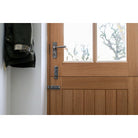 Antique Pewter Straight Lever Lock Set | From The Anvil-Lever Lock-Yester Home