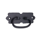 Arrow Ring Drop Pull Matt Black-Ring Drop Pulls-Yester Home