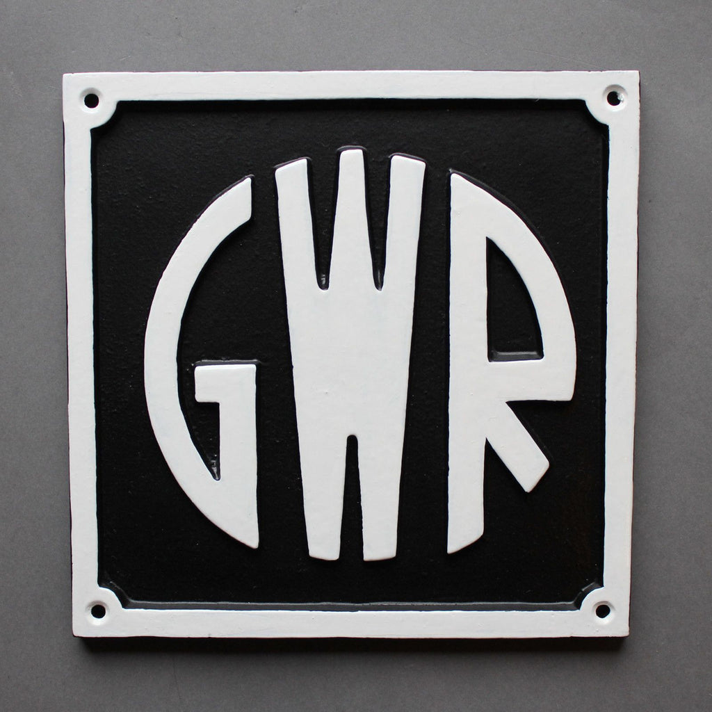Art Deco GWR Railway Sign