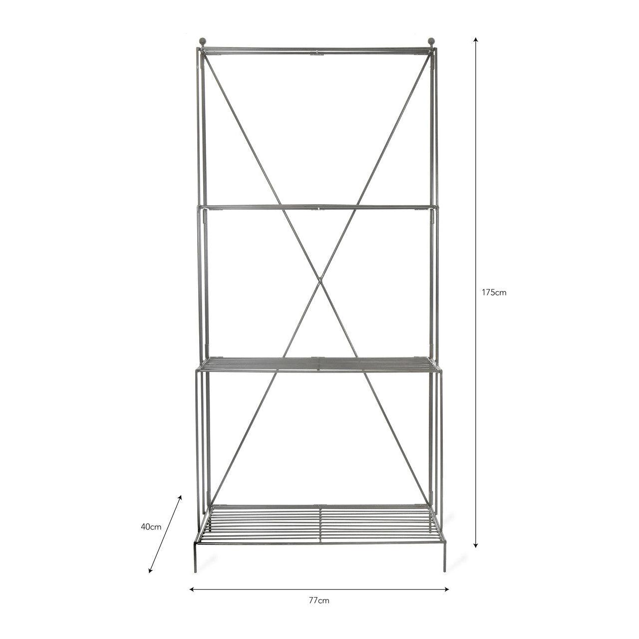 Ashbury Plant Stand, Large - Steel-Plant Stands-Yester Home