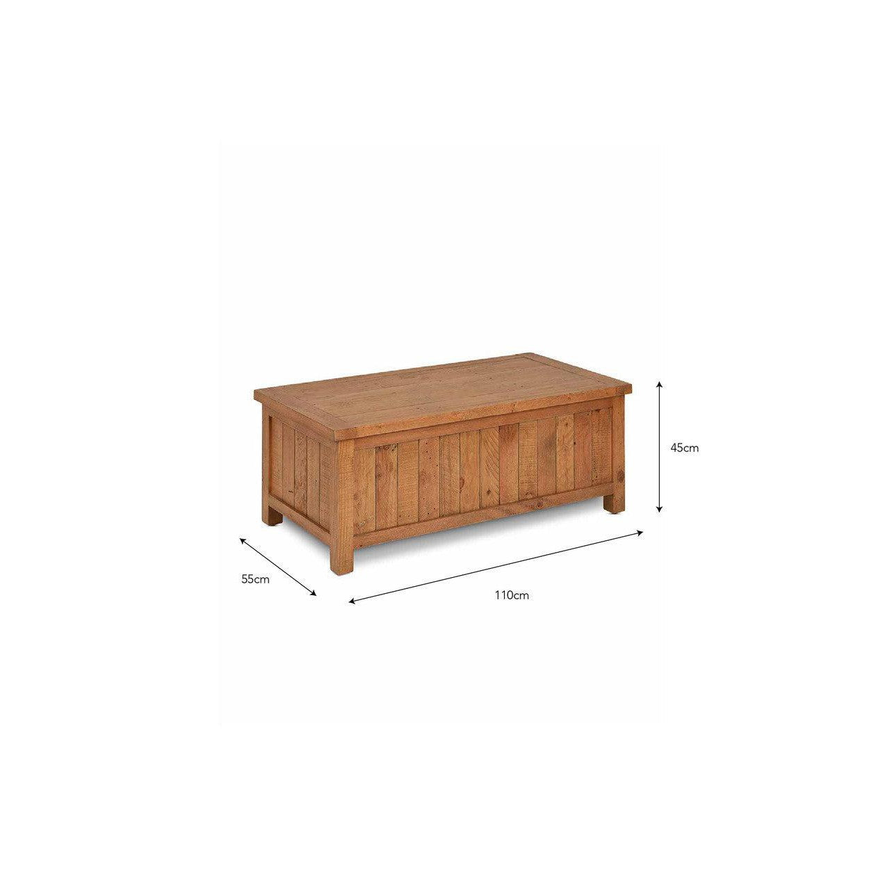 Ashwell Blanket Box | Natural-Shoe Storage-Yester Home