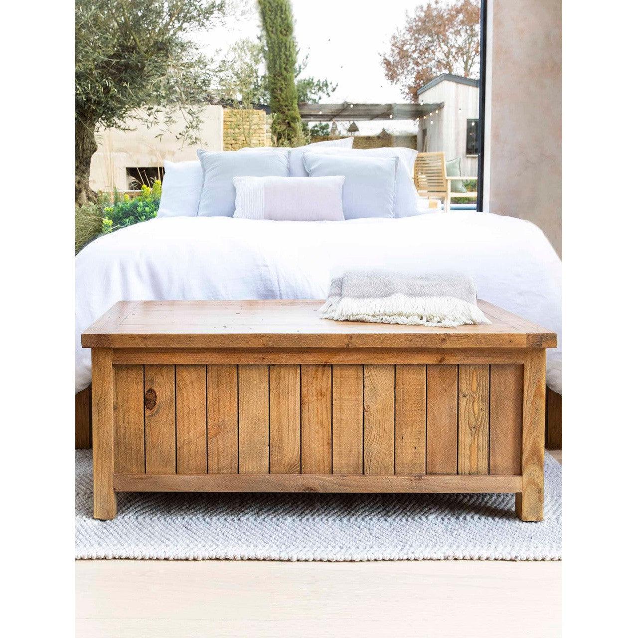 Ashwell Blanket Box | Natural - Shoe Storage - Garden Trading - Yester Home