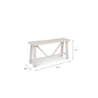 Ashwell Console Table | Whitewash-Consoles & Sideboards-Yester Home