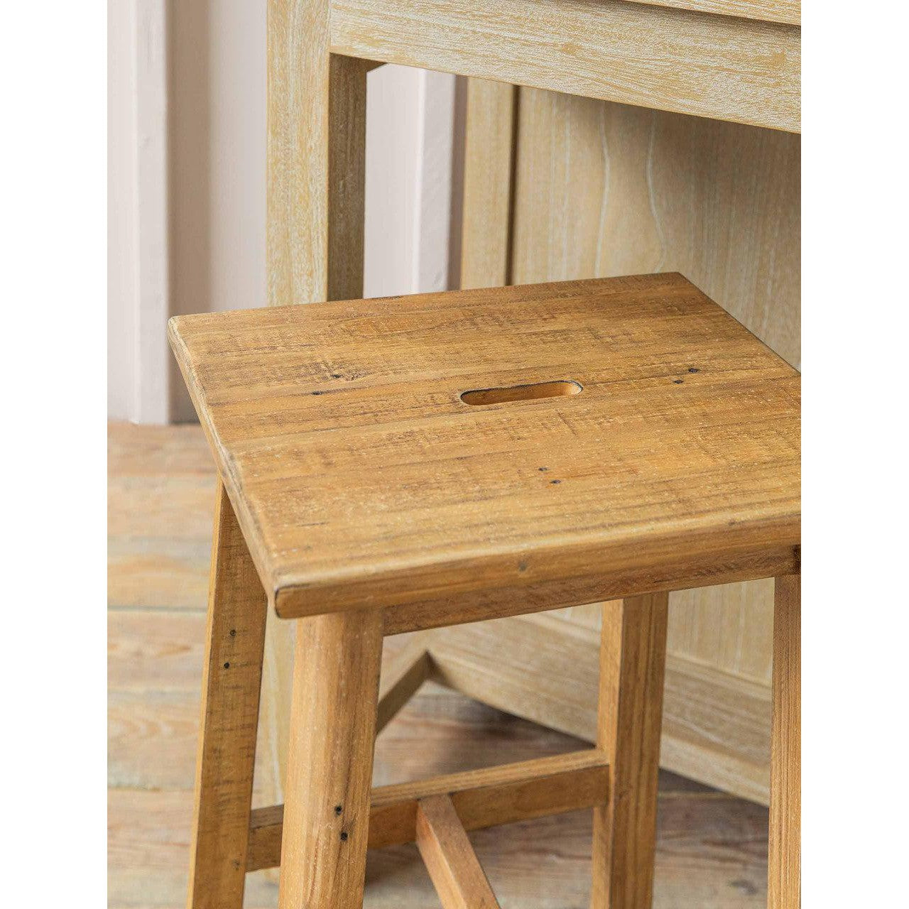 Ashwell Handle Bar Stool | Natural-Bar Tables & Stools-Yester Home