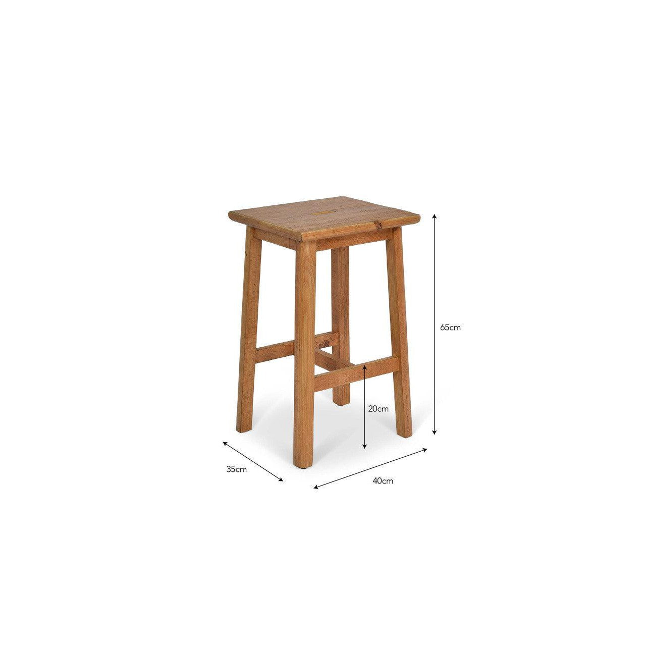 Ashwell Handle Bar Stool | Natural-Bar Tables & Stools-Yester Home