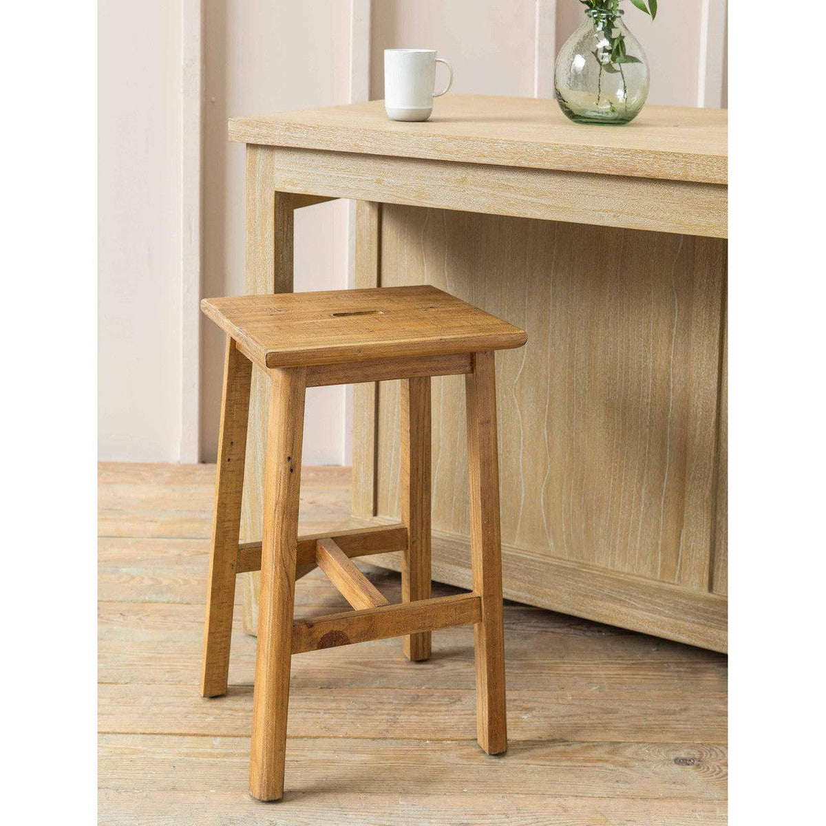 Ashwell Handle Bar Stool | Natural – Yester Home