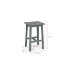 Ashwell Handle Bar Stool | Sage Green-Bar Tables & Stools-Yester Home