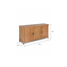 Ashwell Sideboard | 3 Door | Natural-Consoles & Sideboards-Yester Home