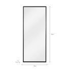 Avening Rectangular Wall Mirror 50x120cm - Iron-Mirrors-Yester Home