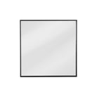 Avening Square Wall Mirror 90x90cm in Black - Iron-Mirrors-Yester Home