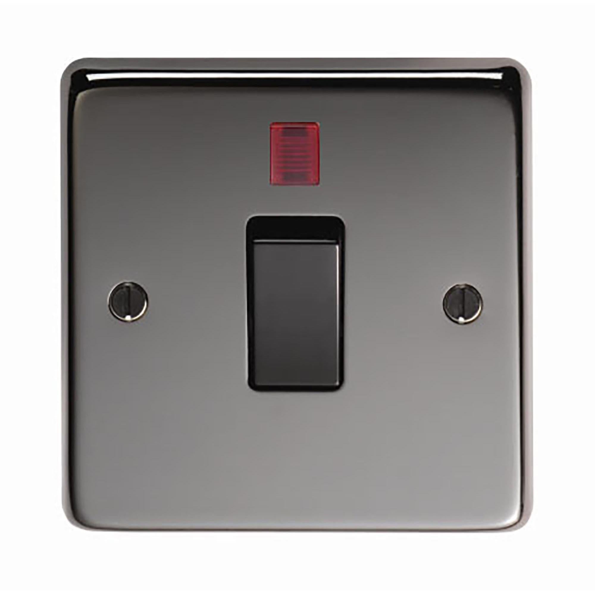 BN Single Switch + Neon | From The Anvil - Electrical Switches & Sockets - From The Anvil - Yester Home