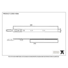 BZP 250mm Extension Piece for Espag Door Locks | From The Anvil-Multi-Point Locks-Yester Home