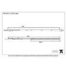 BZP 500mm Extension Piece for Espag Door Locks | From The Anvil - Multi-Point Locks - From The Anvil - Yester Home