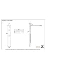 BZP Excal - 490-700mm Shootbolt Extension Rod | From The Anvil - Multi-Point Locks - From The Anvil - Yester Home
