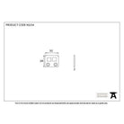 BZP Excal - Flat Plate Shoot Bolt Keep | From The Anvil - Multi-Point Locks - From The Anvil - Yester Home