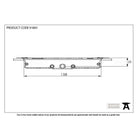 BZP Excal - Gearbox 25mm Backset (No Claws) | From The Anvil - Multi-Point Locks - From The Anvil - Yester Home