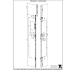 BZP LH French Lock Kit for 1997 to 2140mm - No Slave Handle | From The Anvil - Multi-Point Locks - From The Anvil - Yester Home