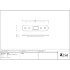BZP Winkhaus Adjustable Keep | From The Anvil - Multi-Point Locks - From The Anvil - Yester Home