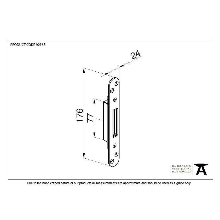 BZP Winkhaus Standard Hook Keep | From The Anvil-Multi-Point Locks-Yester Home