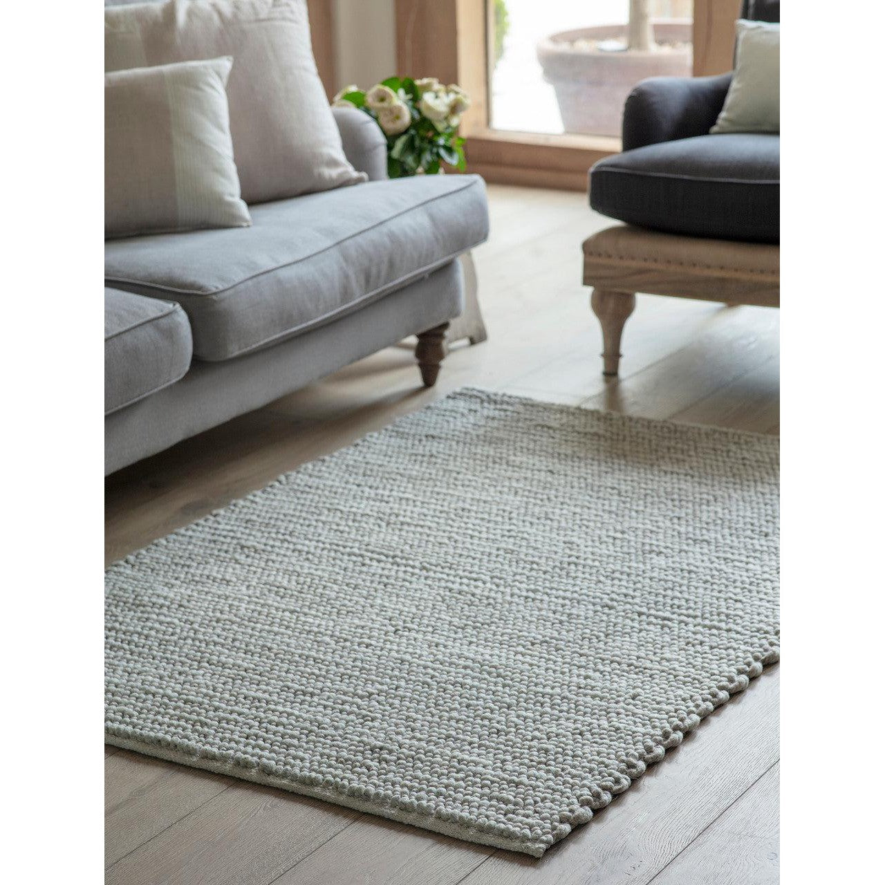 Badbury Rug | 120x180cm | Stone-Rugs & Runners-Yester Home