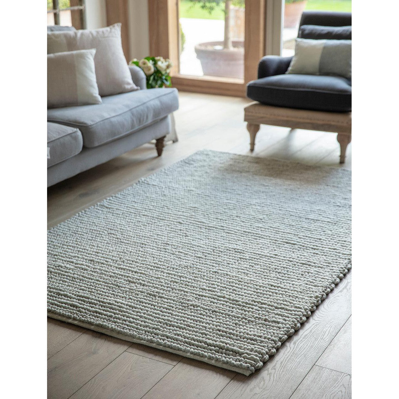 Badbury Rug | 150x240cm | Stone-Rugs & Runners-Yester Home