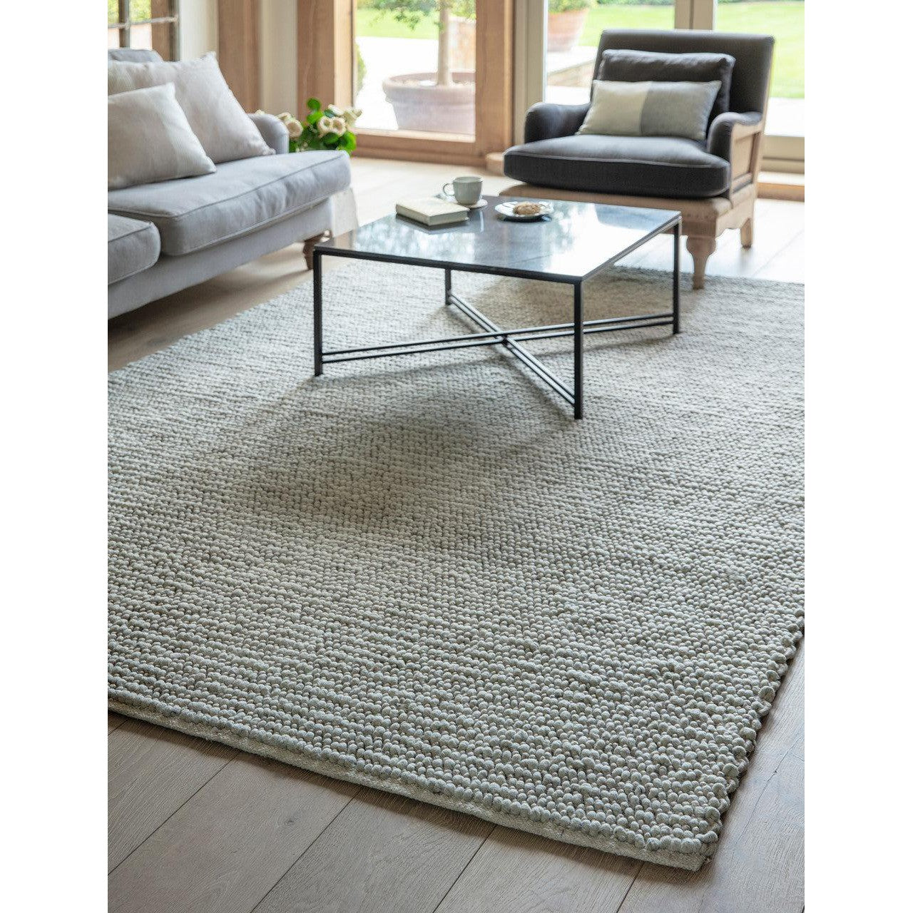 Badbury Rug | 200x300cm | Stone-Rugs & Runners-Yester Home
