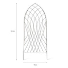 Barrington Arch Trellis-Plant Supports & Obelisks-Yester Home