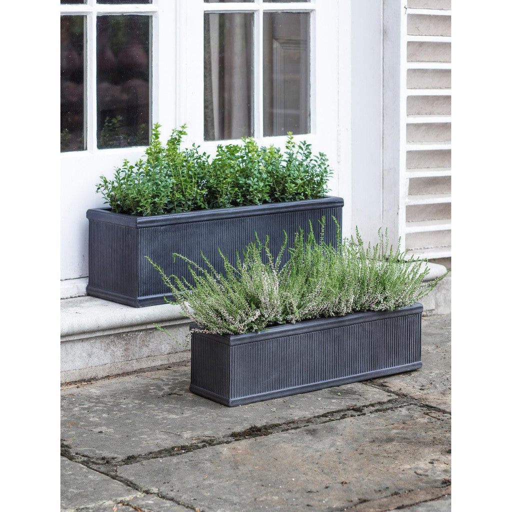 Bathford Troughs | Set of 2 | Black PRE-ORDER Stock expected Mid June - Pots, Planters & Troughs - Garden Trading - Yester Home