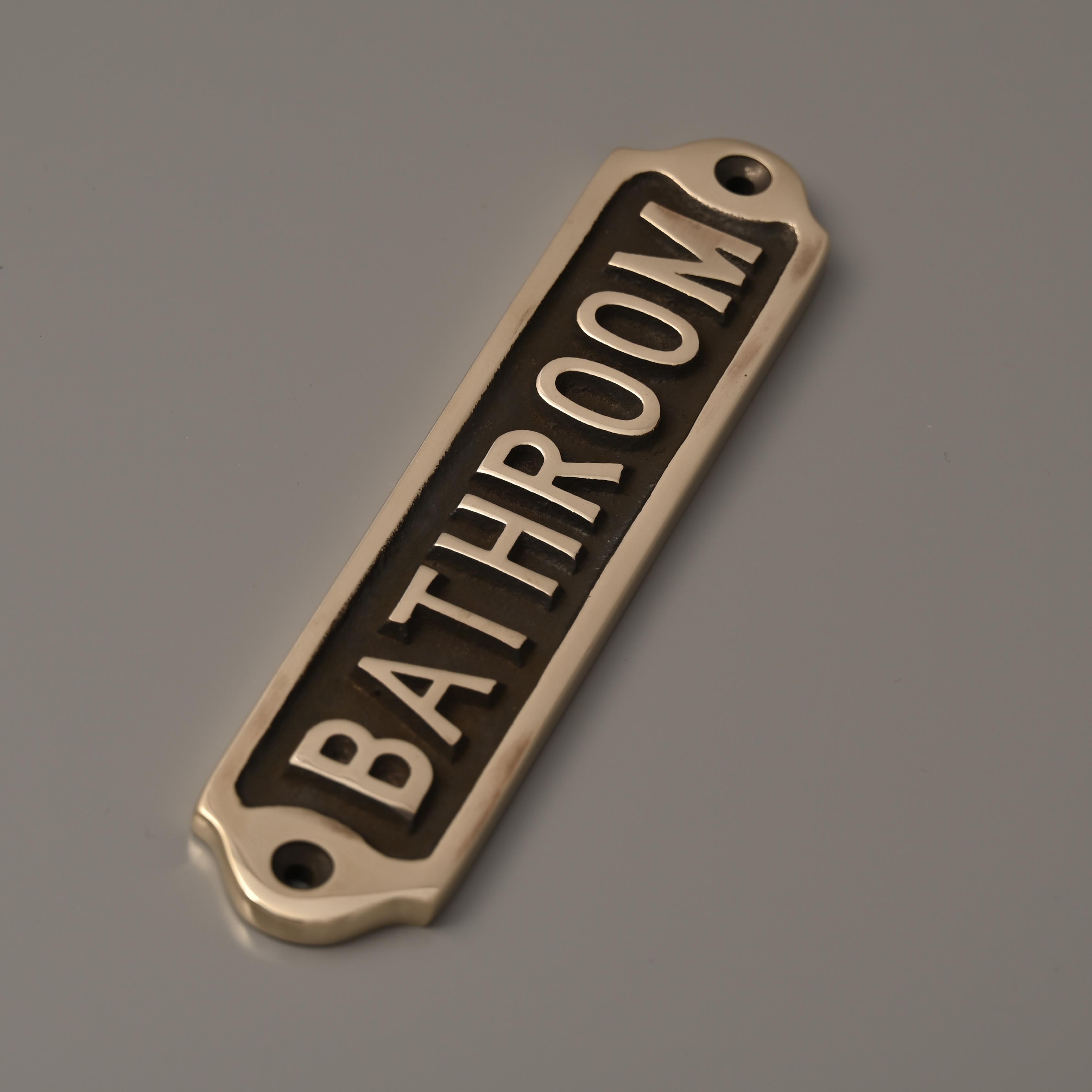Bathroom Door Sign-Toilet Sign-Yester Home