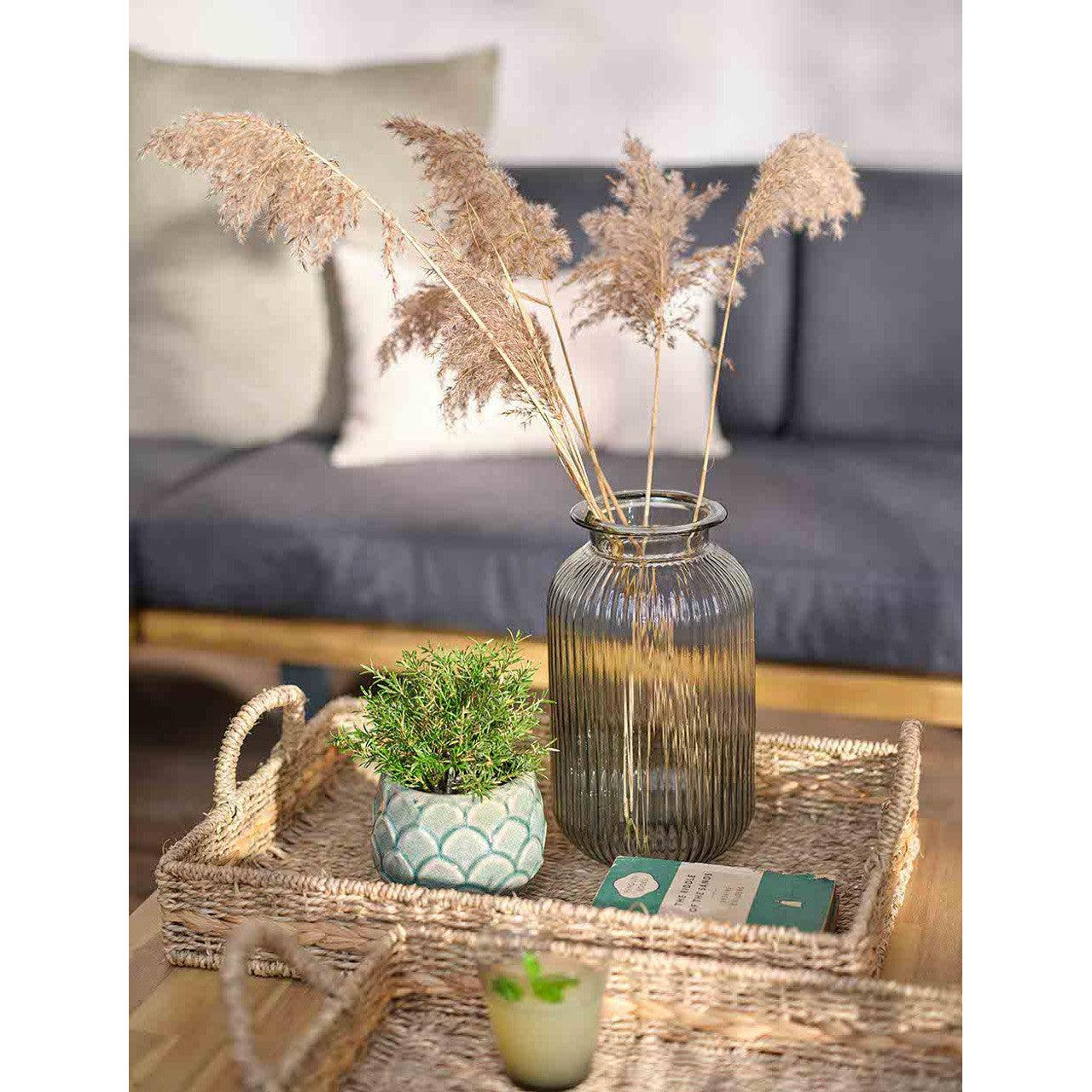 Bayford Woven Tray | Set of 2 | Natural - Serveware - Garden Trading - Yester Home