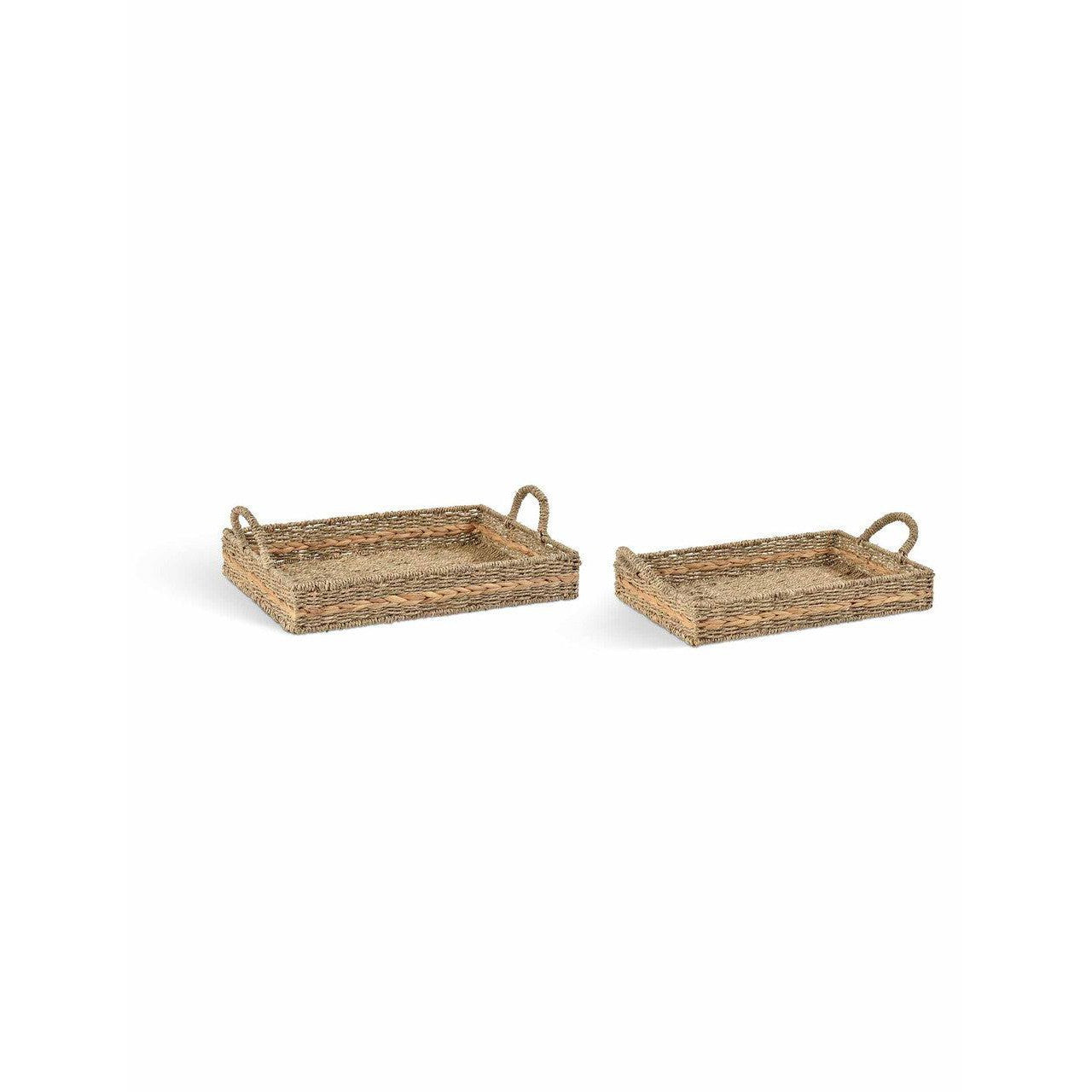 Bayford Woven Tray | Set of 2 | Natural - Serveware - Garden Trading - Yester Home