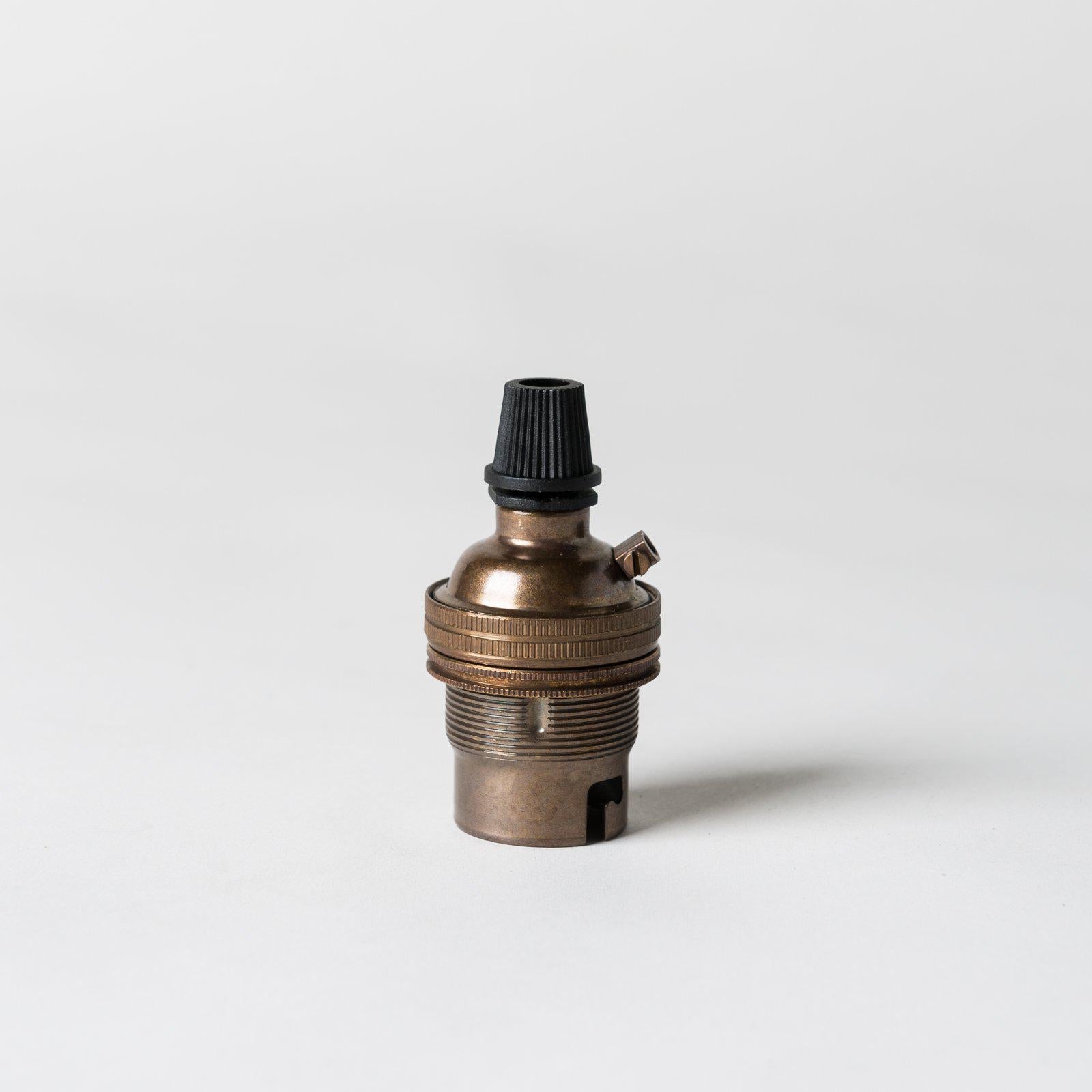 Bayonet Period Lampholder with grip - All Colours-Lampholders-Yester Home