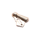 Beehive Escutcheon Polished Nickel-Escutcheons-Yester Home