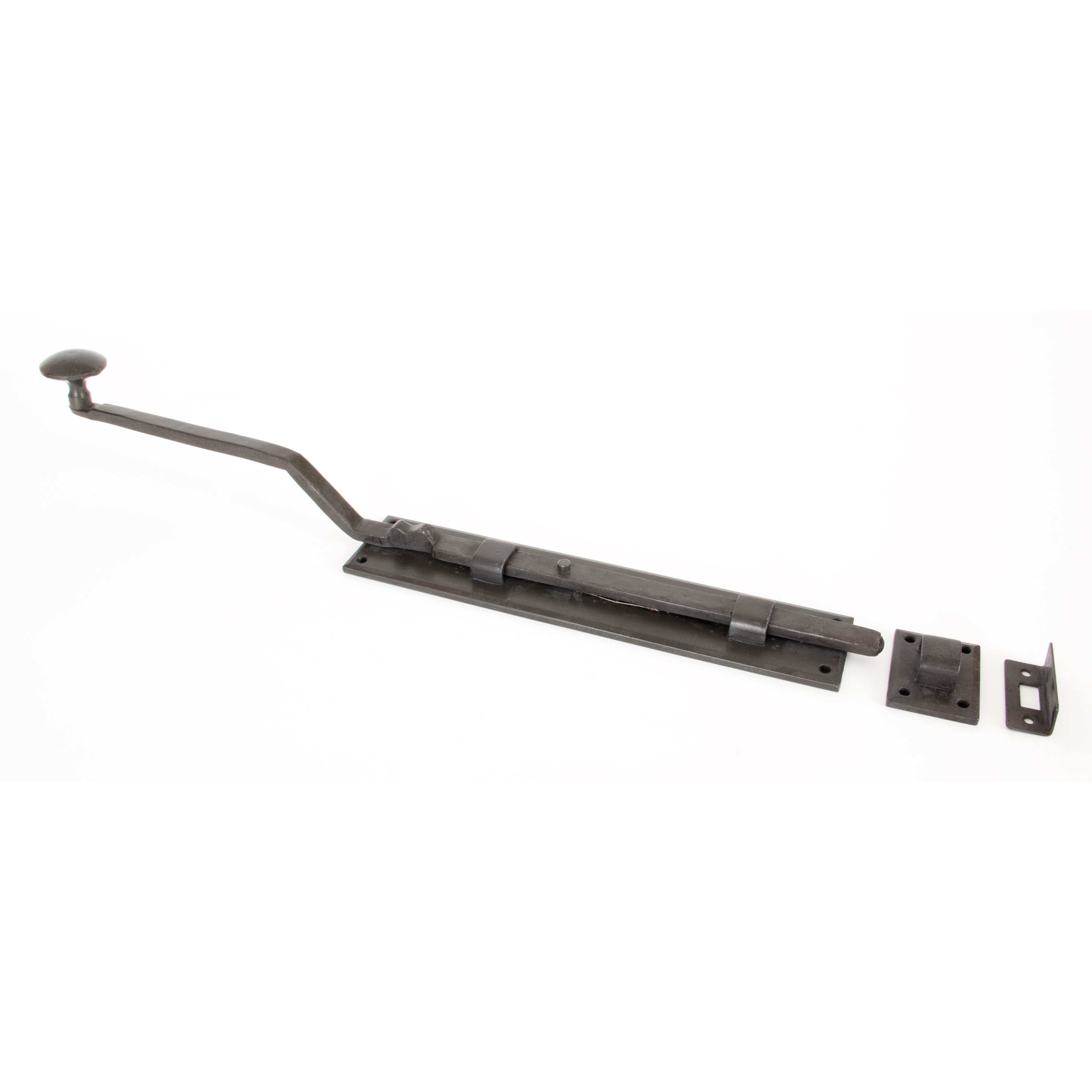Beeswax 10" French Door Bolt | From The Anvil-Bolts-Yester Home