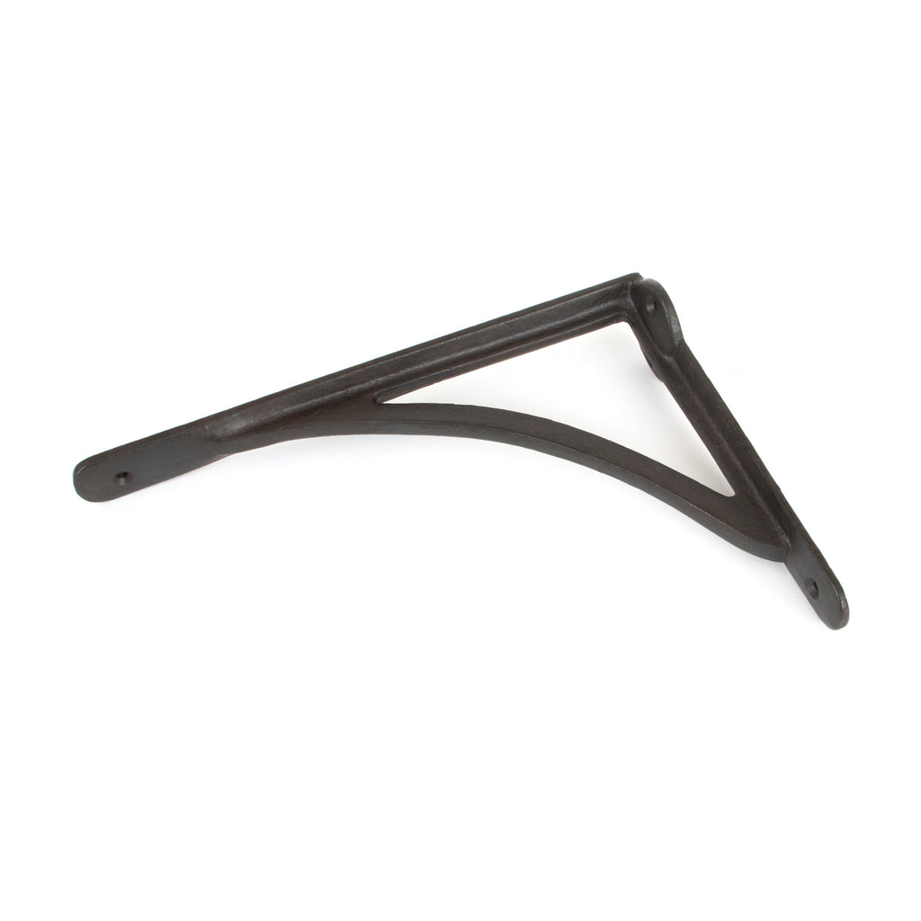 Beeswax 10'' x 7'' Curved Shelf Bracket | From The Anvil-9 - 10" Shelf Brackets-Yester Home