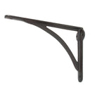 Beeswax 10'' x 7'' Curved Shelf Bracket | From The Anvil - 9 - 10" Shelf Brackets - From The Anvil - Yester Home