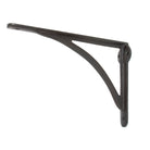 Beeswax 10'' x 7'' Curved Shelf Bracket | From The Anvil-9 - 10" Shelf Brackets-Yester Home