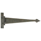 Beeswax 12" Arrow Head T Hinge (pair) | From The Anvil - T Hinges - From The Anvil - Yester Home