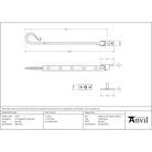 Beeswax 12" Shepherd's Crook Stay | From The Anvil - Stays - From The Anvil - Yester Home