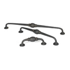Beeswax 13 1/2" Hammered D Handle | From The Anvil-D Handles-Yester Home