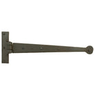 Beeswax 15" Penny End T Hinge (pair) | From The Anvil - T Hinges - From The Anvil - Yester Home