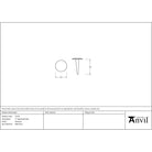 Beeswax 2" Handmade Nail | From The Anvil - Nails - From The Anvil - Yester Home