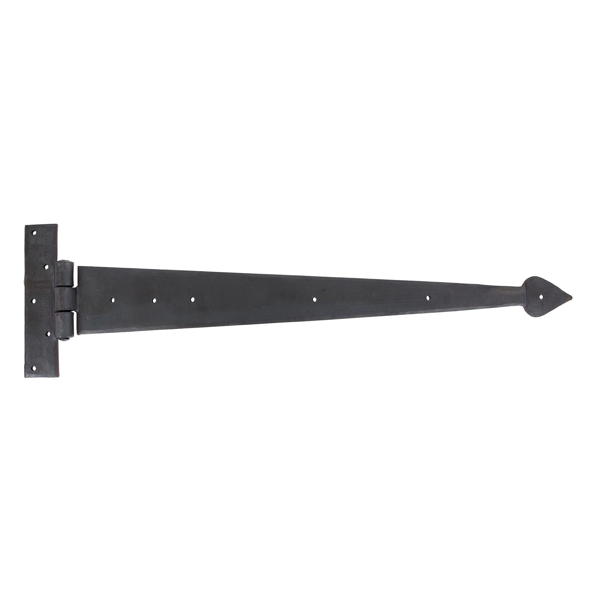 Beeswax 22" Arrow Head T Hinge (pair) | From The Anvil - T Hinges - From The Anvil - Yester Home
