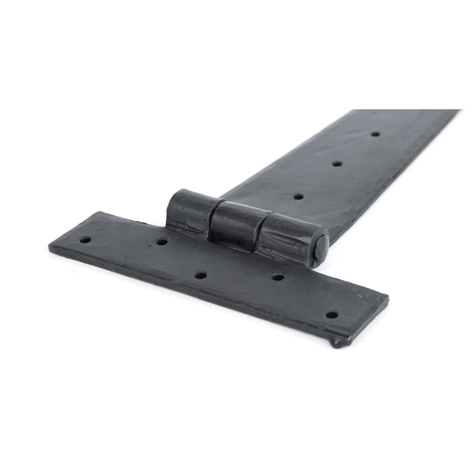 Beeswax 22" Penny End T Hinge (pair) | From The Anvil - T Hinges - From The Anvil - Yester Home